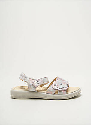 Sandale/Pantofi decupați argintiu NATURINO fată