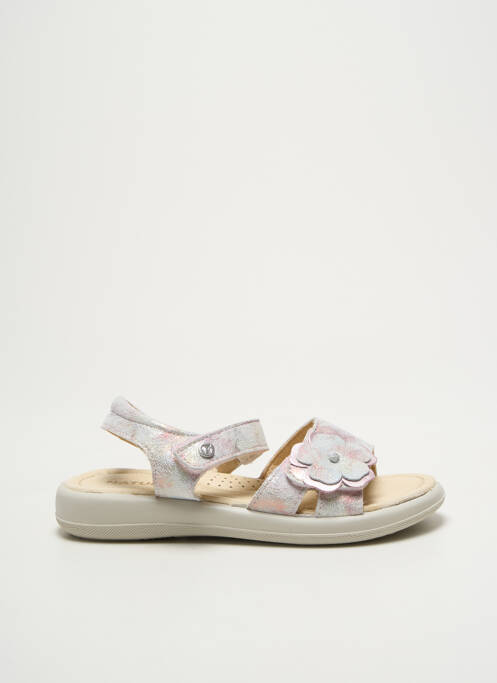 Sandale/Pantofi decupați argintiu NATURINO fată