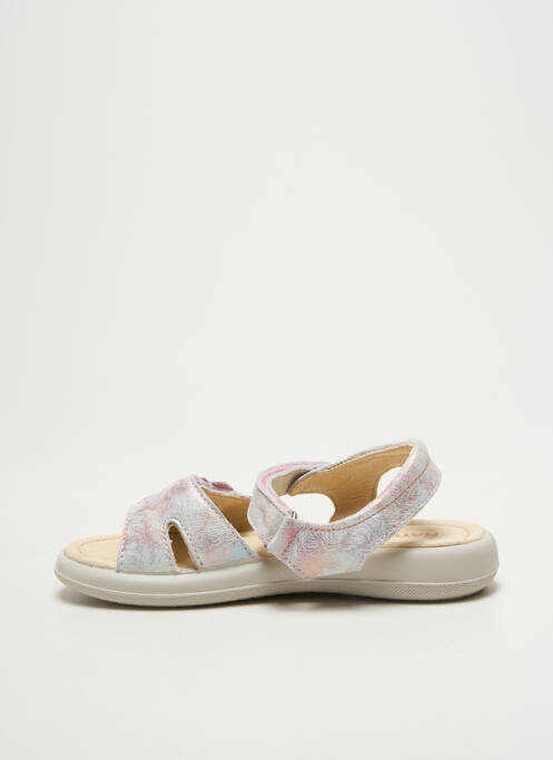 Sandale/Pantofi decupați argintiu NATURINO fată