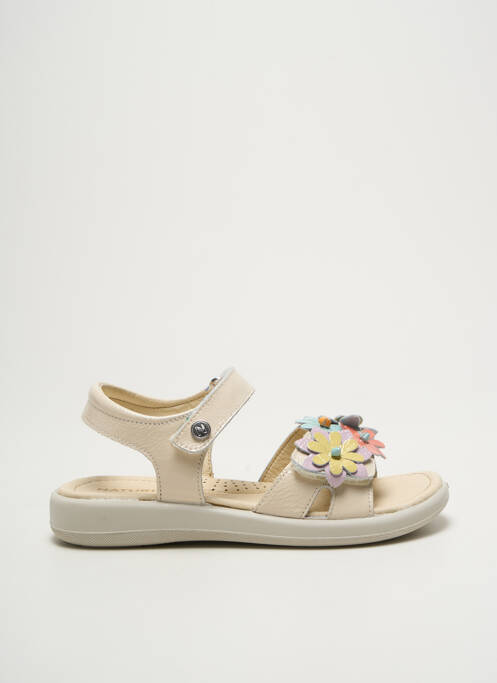 Sandale/Pantofi decupați bej NATURINO fată