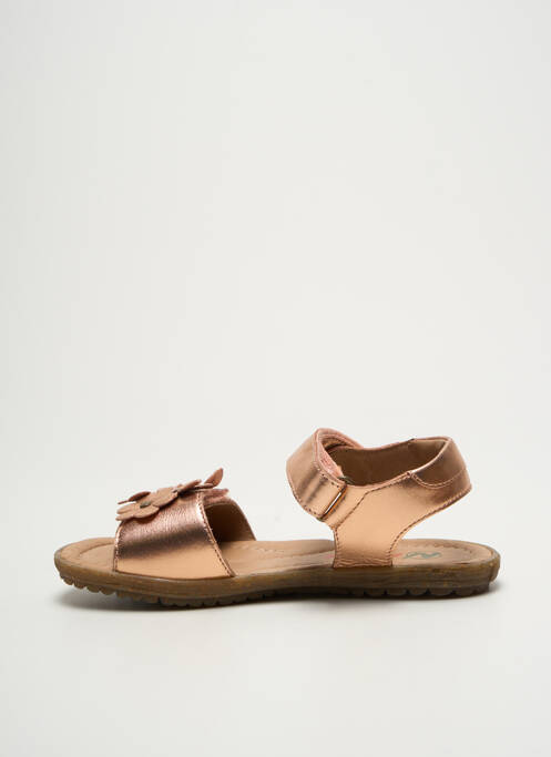 Sandale/Pantofi decupați roz NATURINO fată