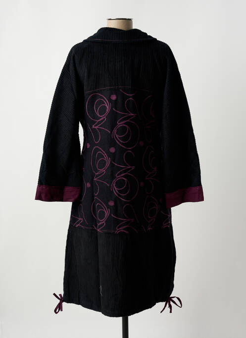 Palton lung negru NID D'ABEILLE femeie