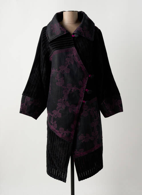 Palton lung violet ZELTI femeie