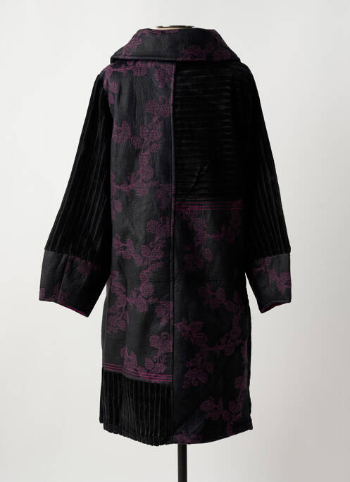 Palton lung violet ZELTI femeie