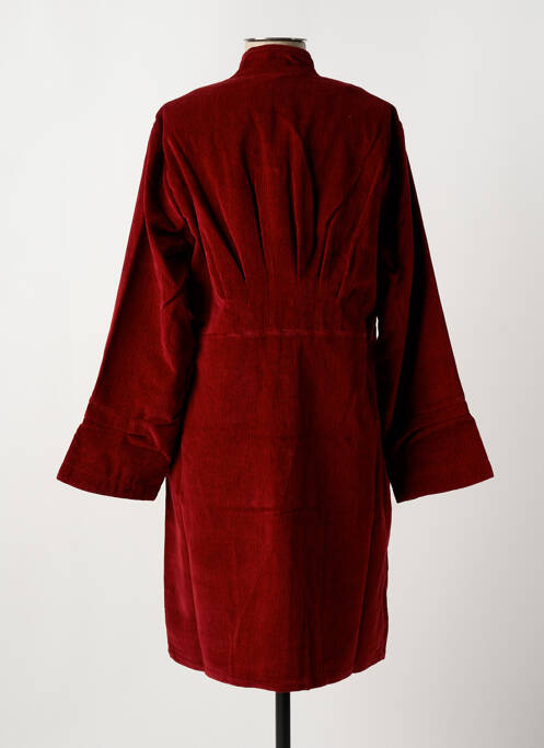 Palton lung roșu NID D'ABEILLE femeie