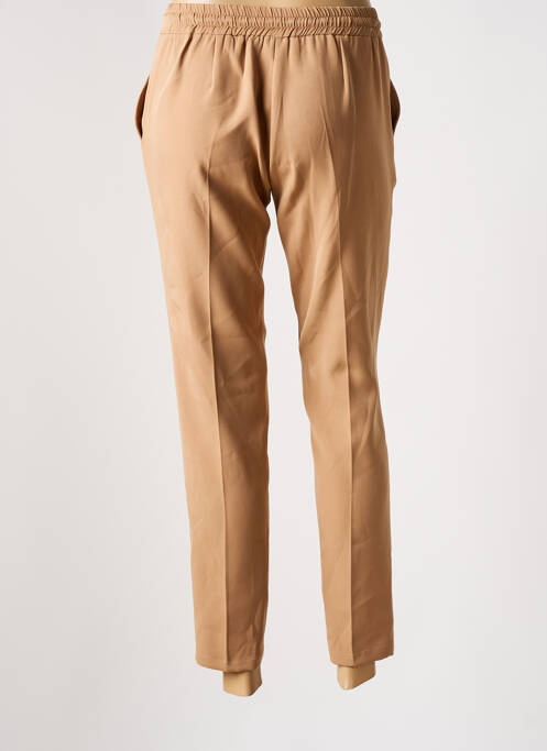 Pantalon slim maro COTTONADE femeie