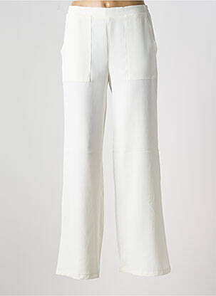 Pantalon larg alb EMA BLUE'S femeie