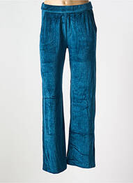Pantalon evazat elasticitate mărime normală verde MAJESTIC FILATURES femme