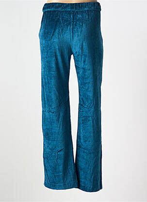 Pantalon evazat elasticitate mărime normală verde MAJESTIC FILATURES femeie