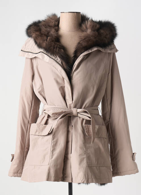 Parka bej MAX & MOI femeie