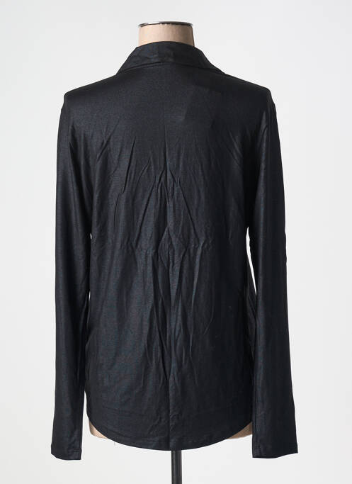 Cămașă croială cambrată mâneci lungi negru MAJESTIC FILATURES femme