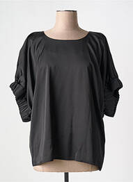 Top croială fluidă mâneci 3/4 negru LES ACOLYTES femme