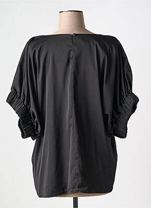 Top croială fluidă mâneci 3/4 negru LES ACOLYTES femeie