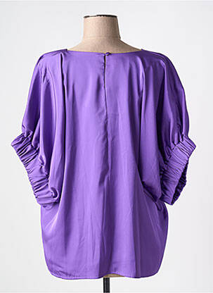 Top croială fluidă mâneci 3/4 violet LES ACOLYTES femeie