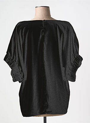 Top croială fluidă mâneci 3/4 negru LES ACOLYTES femeie