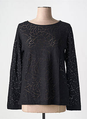 Top negru MAJESTIC FILATURES femeie