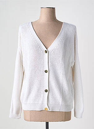 Vestă cu mâneci lungi alb ADN COLLECTION femeie