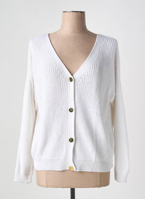 Vestă cu mâneci lungi alb ADN COLLECTION femeie