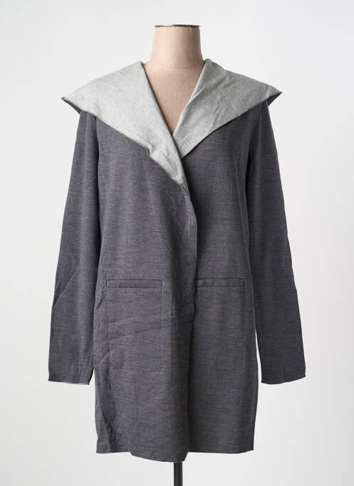 Jachete casual gri MAJESTIC FILATURES femeie