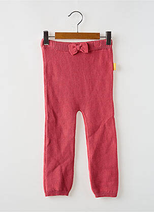 Pantalon slim elasticitate talie elastică roz STEIFF fată