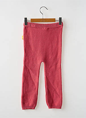 Pantalon slim elasticitate talie elastică roz STEIFF fată