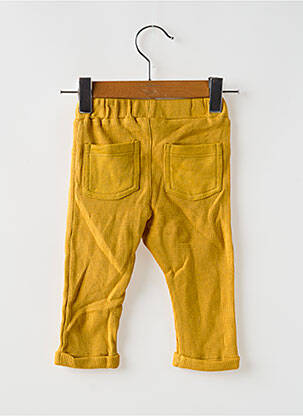 Jegging buzunare talie elastică galben BB AND CO fată