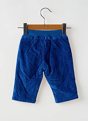 Pantalon drept croială dreaptă talie elastică albastru PETIT BATEAU băiat