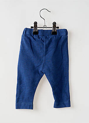 Pantalon slim închidere cu legături de legat talie elastică albastru BULLE DE BB băiat
