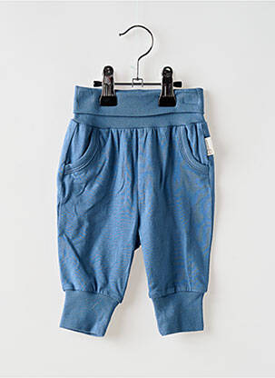 Pantalon drept buzunare talie elastică albastru STEIFF băiat