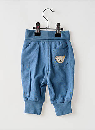 Pantalon drept buzunare talie elastică albastru STEIFF băiat