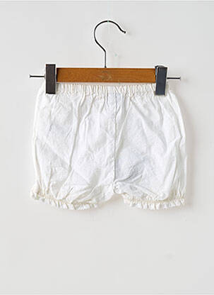 Șort talie înaltă talie elastică bej PETIT BATEAU fată