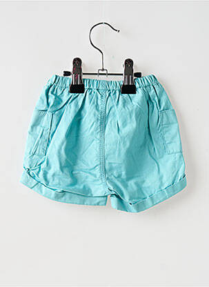 Șort talie înaltă talie elastică albastru PETIT BATEAU fată