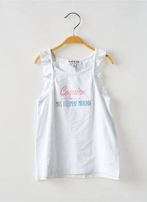 Top alb BULLE DE BB fată