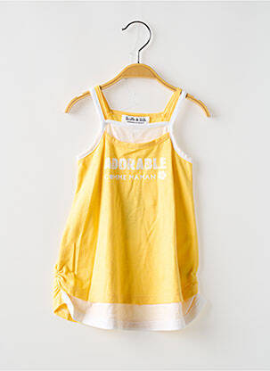 Rochie midi galben BULLE DE BB fată