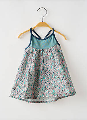 Rochie midi bretele subțiri bretele subțiri albastru MOULIN ROTY fată