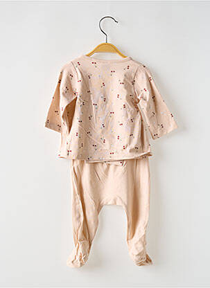 Set pantaloni strânsă la bază roz BB AND CO fată