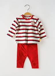 Set pantaloni croială dreaptă roșu STEIFF garcon