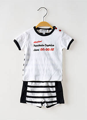 Set șort negru BULLE DE BB băiat