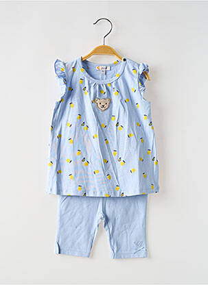 Set pantaloni tip de tricou albastru STEIFF fată