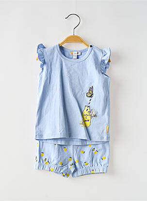 Set șort albastru STEIFF fată