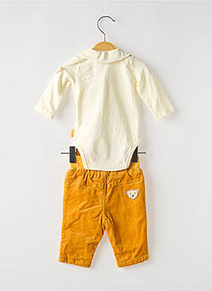 Set pantaloni tip de tricou bej STEIFF fată