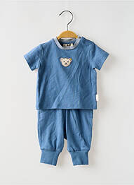 Set pantaloni tip de tricou albastru STEIFF enfant