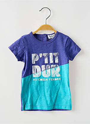 Tricou albastru BULLE DE BB băiat