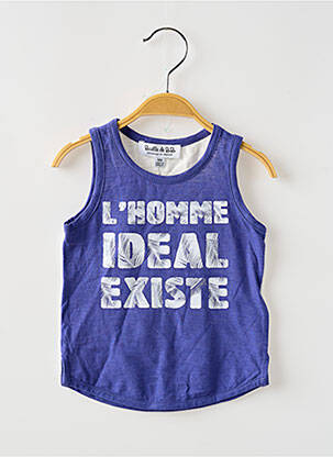 Tricou croială dreaptă bretele subțiri violet BULLE DE BB băiat