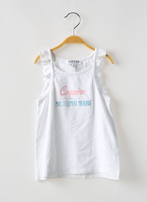 Top alb BULLE DE BB fată