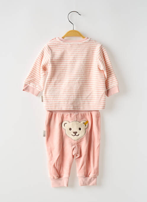 Set pantaloni roz STEIFF fată
