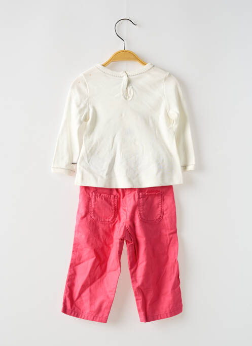 Set pantaloni roz PETIT BATEAU fată