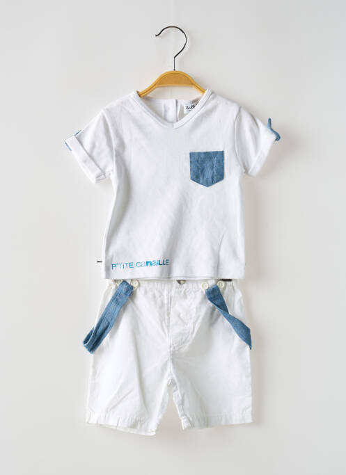 Set șort alb BULLE DE BB băiat