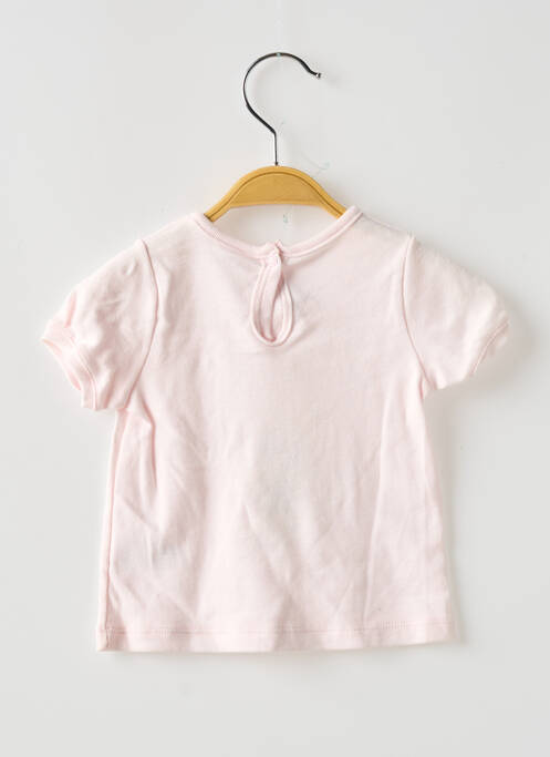 Tricou roz PETIT BATEAU fată