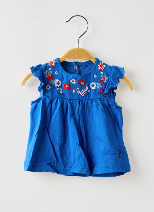 Top albastru PETIT BATEAU fată